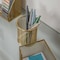 Martha Stewart Ryder Gold Mesh Metal 6 Pcs Desktop Organizer; Holds Files, Magazines, Letters, Pens, Sticky Notes HH-OHD14-6-GLD-MS - alternate 3